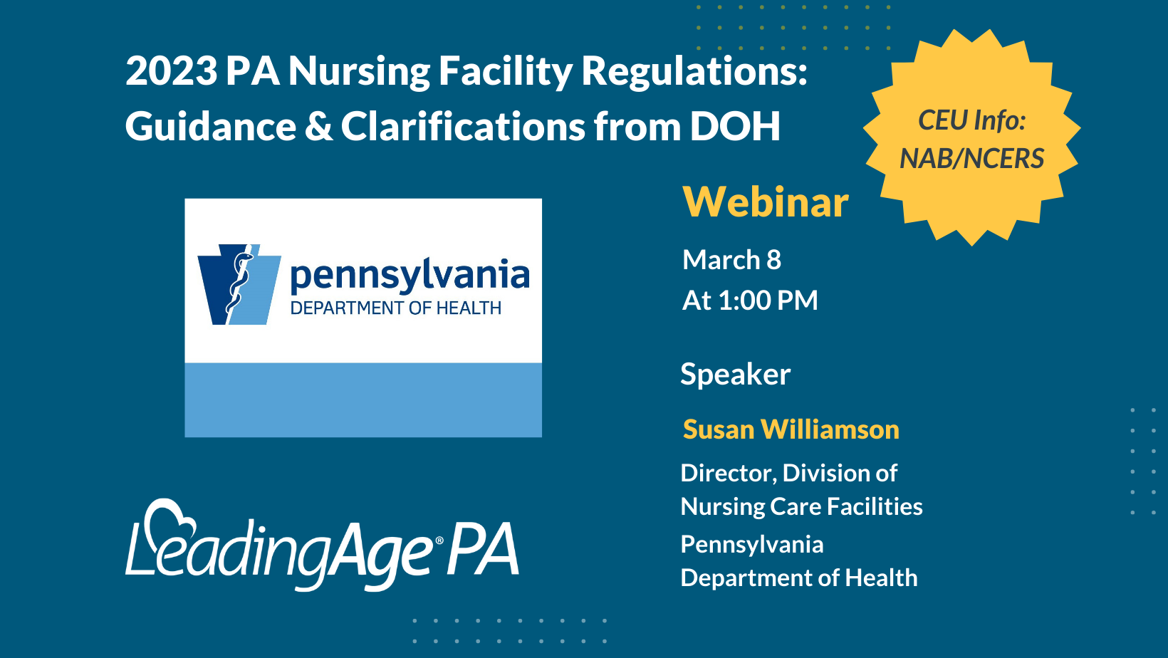 2023 PA Nursing Facility Regulations Guidance & Clarifications from